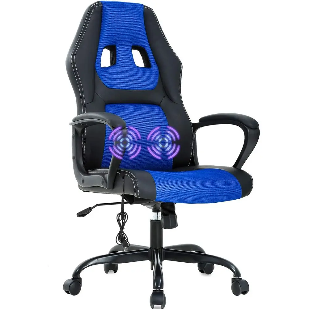 Chairs - Ergonomiczne krzesło gamingowe z ekoskóry PU,