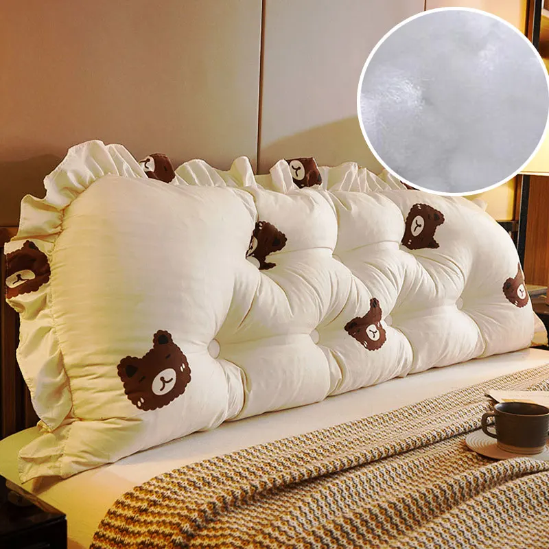 Headboard Cushion Backrest Tatami - Prostokątny zagłówek czytanie duża poduszka na