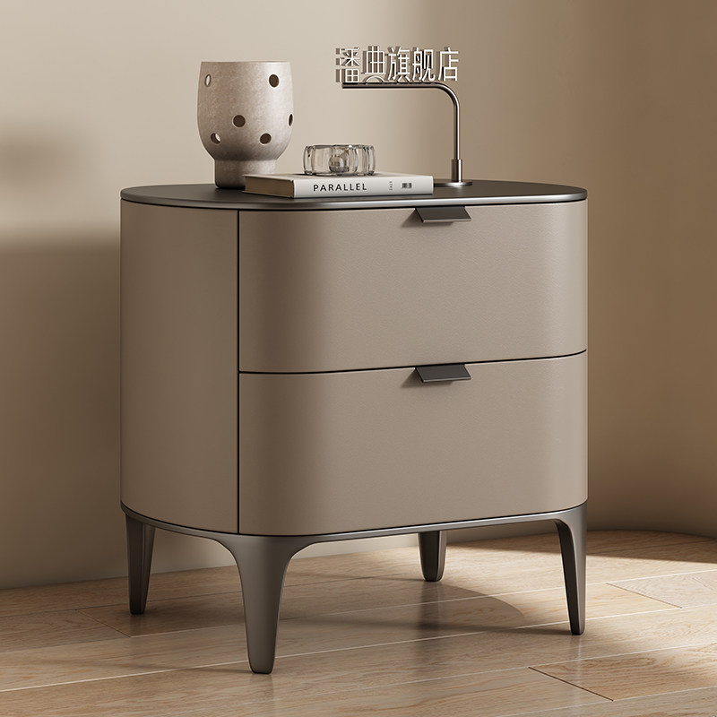 Luksusowe szafki nocne z mikro – Solid Wood Nightstand 2 Drawers recenzja i cena