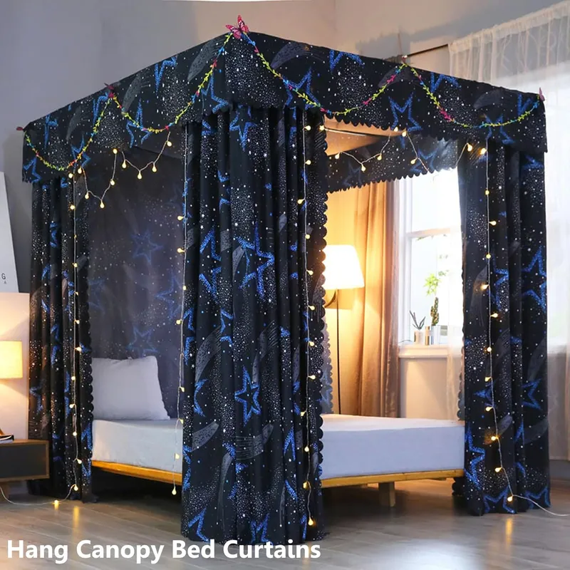Wysokiej jakości słupki do ram – Canopy Bed Frame Metal Queen recenzja i cena