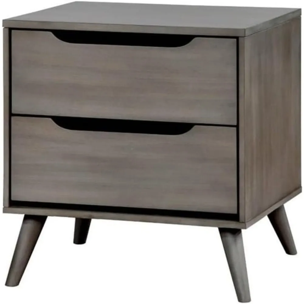 Szafka nocna z 2 szufladami w  – Solid Wood Nightstand 2 Drawers recenzja i cena