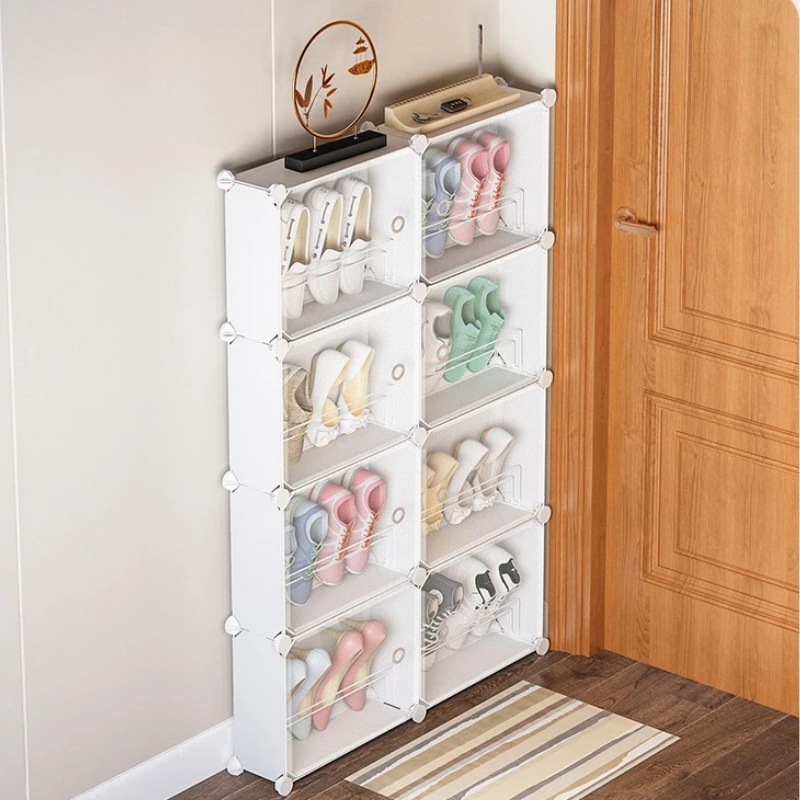 ‌ Półka na buty bez wiercenia, – Shoe Rack Cabinet Narrow Entryway recenzja i cena