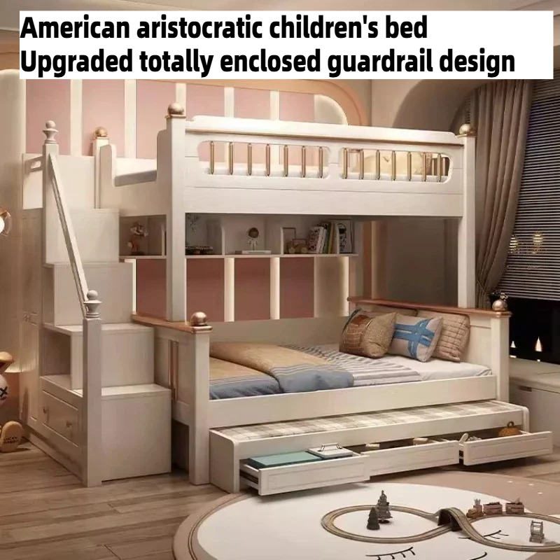 Łóżko na antresoli dla dzieci  – King Size Bed Frame With Storage Drawers recenzja i cena