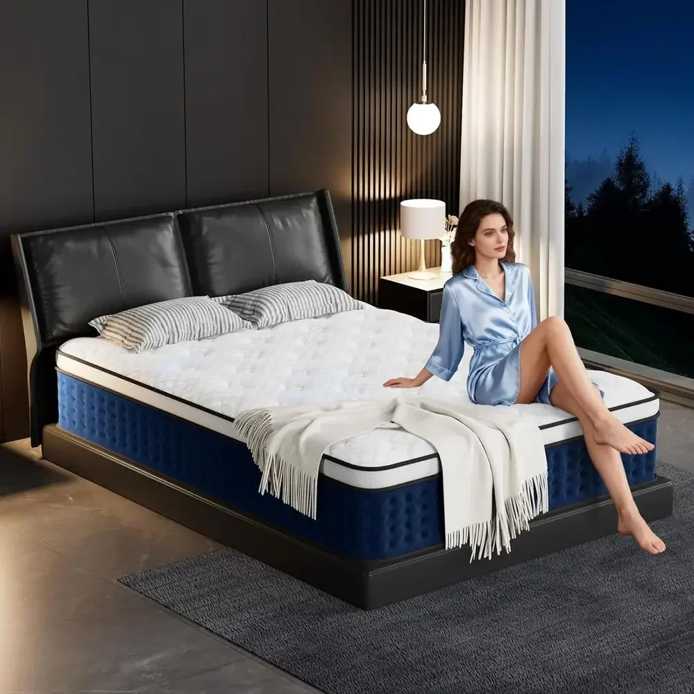 Materac hybrydowy 12 cali, roz – Memory Foam Mattress In A Box Queen recenzja i cena