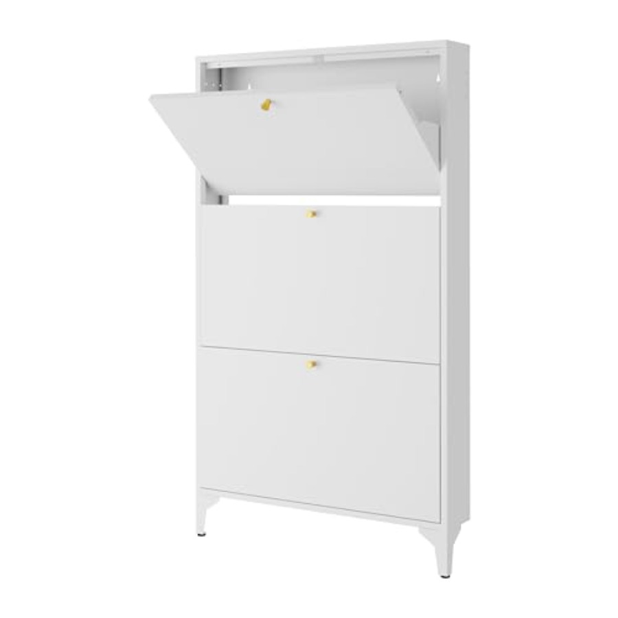 Wolnostojąca szafka na buty z  – Shoe Rack Cabinet Narrow Entryway recenzja i cena